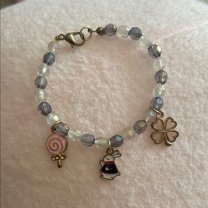 alice in wonderland vintage bracelet